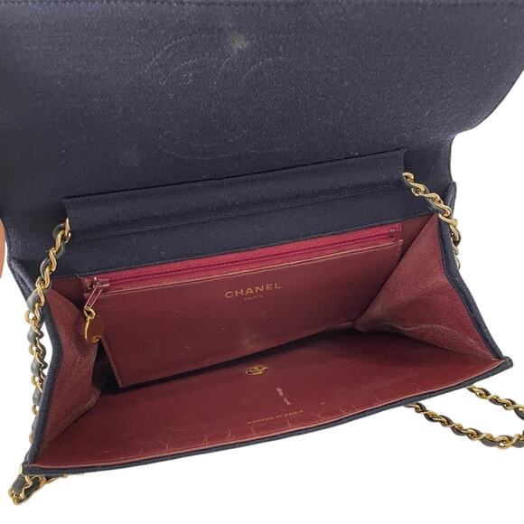 Vintage Chanel shoulder shoulder bag half flap - Picture 8 of 11